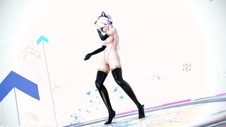 【MMD R-barely legal SEX DANCE】HAKU BEAUTY AFRICAN SUIT AMAZINGLY HOT YUMMY BUTTOCKS PARADINHA [BY] Orion DobleDosis