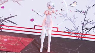 【MMD R-teenie SEX DANCE】HAKU BAE CHINA PRINCESS SUPER LOVELY BOOTY TOUGEN RENKA [BY] Orion DobleDosis