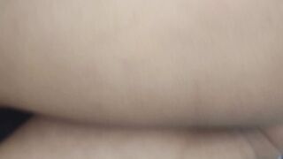 I find cougar inside my room with her g-string and