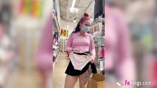 18 goes on a shopping spree... Before her OUTSIDE EXHIBITION