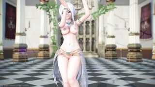 【MMD R-teen SEX DANCE】HAKU ARABIAN SUIT SEXY BEAUTY BUTT SWEET SATISFACTION TEMPTATION [BY] Orion DobleDosis