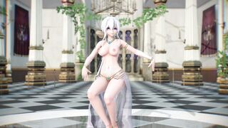 【MMD R-teen SEX DANCE】HAKU ARABIAN SUIT SEXY BEAUTY BUTT SWEET SATISFACTION TEMPTATION [BY] Orion DobleDosis