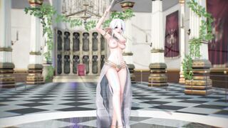 【MMD R-teen SEX DANCE】HAKU ARABIAN SUIT SEXY BEAUTY BUTT SWEET SATISFACTION TEMPTATION [BY] Orion DobleDosis