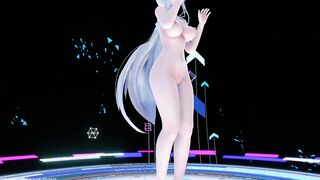 【MMD R-eighteen SEX DANCE】HAKU CUTIE CAT SWEET SUPER BUTT BEAUTY DANCE SHAKE IT [BY] Orion DobleDosis