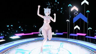 【MMD R-eighteen SEX DANCE】HAKU CUTIE CAT SWEET SUPER BUTT BEAUTY DANCE SHAKE IT [BY] Orion DobleDosis