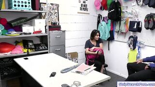 StripSearchPorn.com - A 18 year old shoplifter butt pounded by office