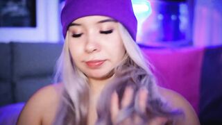 Colombian blonde give her BF a bj while smoking for