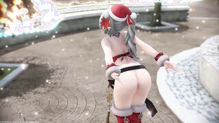 【MMD R-teenagers SEX DANCE】HAKU HOTTIE CHRISTMAS IRRESISTIBLE YUMMY BOOTY MARINE DREAM [BY] Orion DobleDosis