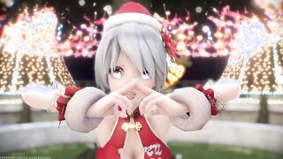 【MMD R-teenagers SEX DANCE】HAKU HOTTIE CHRISTMAS IRRESISTIBLE YUMMY BOOTY MARINE DREAM [BY] Orion DobleDosis