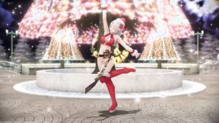 【MMD R-teenagers SEX DANCE】HAKU HOTTIE CHRISTMAS IRRESISTIBLE YUMMY BOOTY MARINE DREAM [BY] Orion DobleDosis
