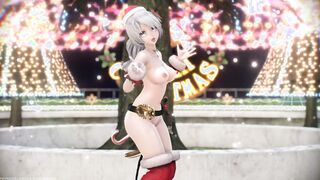 【MMD R-teenagers SEX DANCE】HAKU HOTTIE CHRISTMAS IRRESISTIBLE YUMMY BOOTY MARINE DREAM [BY] Orion DobleDosis