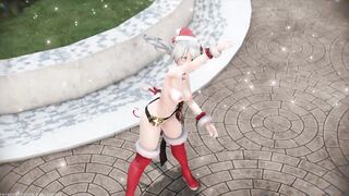 【MMD R-teenagers SEX DANCE】HAKU HOTTIE CHRISTMAS IRRESISTIBLE YUMMY BOOTY MARINE DREAM [BY] Orion DobleDosis