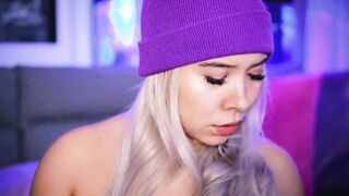 Goddess blonde decides to have sex with her college roommate