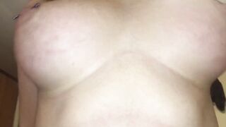 Valerie Dark: point of watch deepthroat & rides cowgirl & cum on