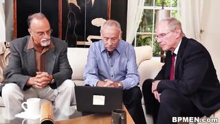 three older guys are fucking delicious teen cunt with mouth Raylin Ann