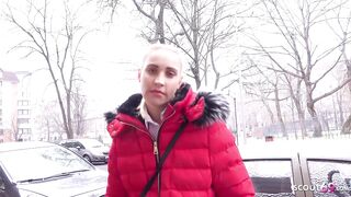 GERMAN SCOUT - Slender Girl Lulu in fur jacket and
