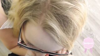 MATTER FOR THE BOSS! Lazy office slut bareback worn out