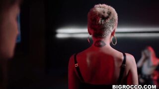 three lesbian anal lovers using a sex sex toy