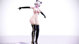 【MMD R-19 yo SEX DANCE】HAKU SEXY EBONY SUIT TASTY YUMMY BOOTY DANCING BAE PLAY [BY] Orion DobleDosis