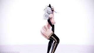【MMD R-19 yo SEX DANCE】HAKU SEXY EBONY SUIT TASTY YUMMY BOOTY DANCING BAE PLAY [BY] Orion DobleDosis