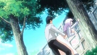 Hentai Cartoon Many Girls with Long Butt and Big Melons Got Plowed