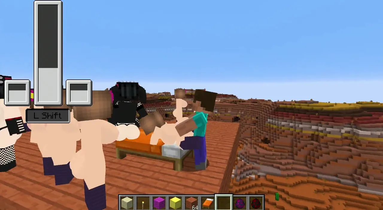 Porn into minecraft Jenny | Sexmod one.two от SchnurriTV | show without  shaders