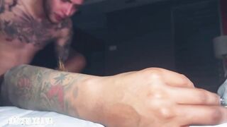 TATTOO PORN: Tattooed Punjab skank vs Tattooed white boy
