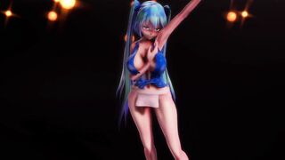 mmd r18 Festival costume Miku san to Tougen Renka ray 3d anime