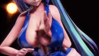 mmd r18 Festival costume Miku san to Tougen Renka ray 3d anime