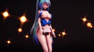 mmd r18 Festival costume Miku san to Tougen Renka ray 3d anime