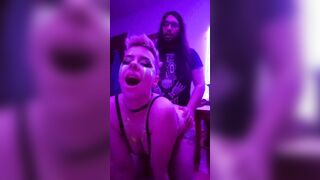 Punk cunt with mouth gets bent and breeded - more on fansly.