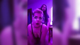 Punk cunt with mouth gets bent and breeded - more on fansly.