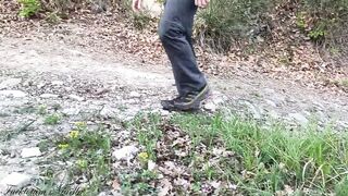 RISKY PUBLIC SEX: Passionate Strangers HARD NAILED.MAELLE Gets POWERFUCK DOGGY STYLE