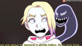 kkkkkkkkkkkSpider Gwen ghost spider x Venon rough fucked