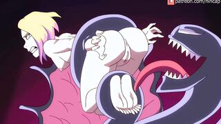 kkkkkkkkkkkSpider Gwen ghost spider x Venon rough fucked