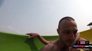 chinese amateur 19 yo lover fun inside the pool and lusty