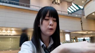 Young teenager Japanese bimbo fingered squirts. Tasty goddess enjoying having