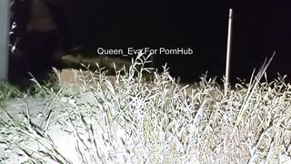 AMATEUR EX-WIFE fucking at the beach at night with her cuckold hubby's friend