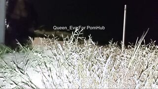 AMATEUR EX-WIFE fucking at the beach at night with her cuckold hubby's friend