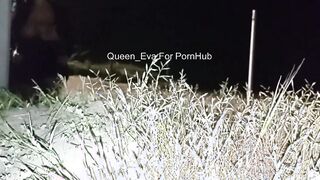 AMATEUR EX-WIFE fucking at the beach at night with her cuckold hubby's friend