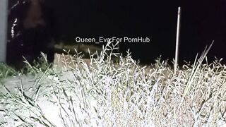 AMATEUR EX-WIFE fucking at the beach at night with her cuckold hubby's friend