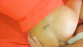 "I have to got back to work" Freaky coworker tries to cum and leave but has great sex instead.