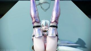 【MMD R-19 year old SEX DANCE】HAKU KNIGHT LOVELY HOT BOOTY BANGED ROUGH ANAL SEX SWEET VAGINA [BY] Orion DobleDosis