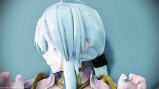 【MMD R-19 year old SEX DANCE】HAKU KNIGHT LOVELY HOT BOOTY BANGED ROUGH ANAL SEX SWEET VAGINA [BY] Orion DobleDosis