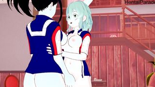 Adult time with Yaoyorozu Momo and Toru Hagakure My Hero Academia Cartoon 3D