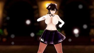 mmd r18 a princess become kings personal bimbo 3d animated