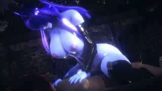 SUCCUBUS DOMINATES A BRO, RIDES A LONG PENIS | 3D Animation