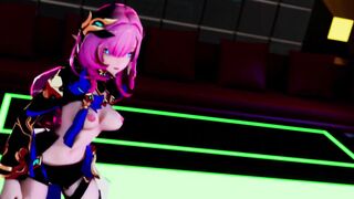 mmd r18 Elysia Cynical Night Plan 3d cartoon nsfw