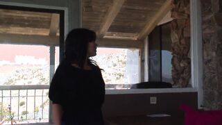 dark hair milf with long boobs - hard fucking