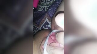Squirting with my vibrators my pretty soak vagina love to be banged! Shaking orgasm
